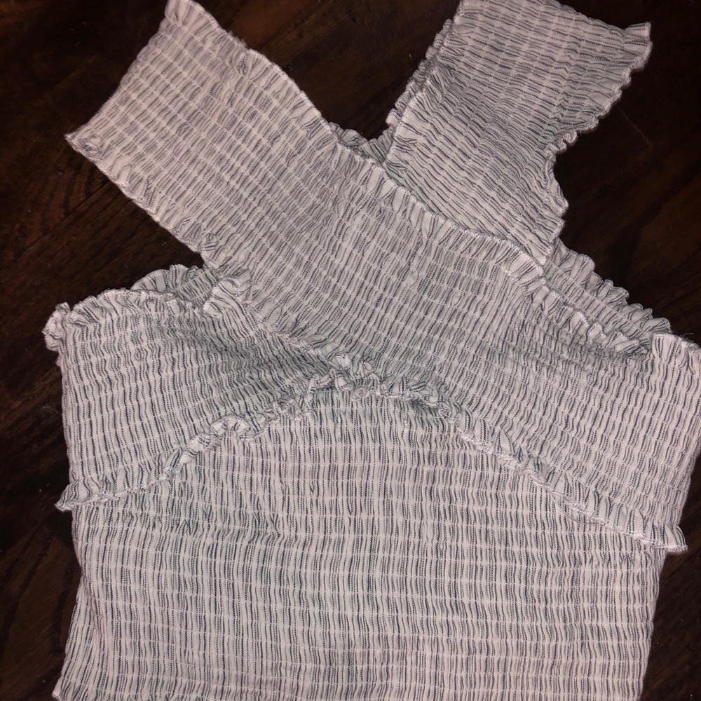 Urban Outfitters Smocked Crop Top NWOT